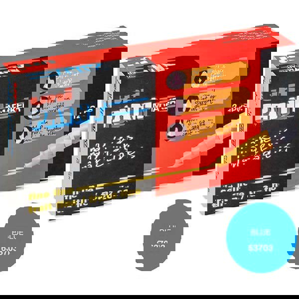 Paint Pen Marker: Blue, Oil-Based, Line Point