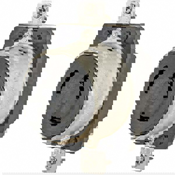 Twist Lock Receptacles; Receptacle/Part Type: Receptacle; Gender: Female; NEMA Configuration: Non-NEMA; Flange Style: No Flange; Amperage: 50 A; Voltage: 125 V ac; Number Of Poles: 2; Number Of Wires: 3; Maximum Cord Diameter: 16.60 mm; Resistance Feature