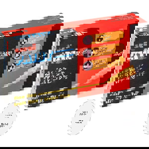 Paint Pen Marker: White, Oil-Based, Line Point