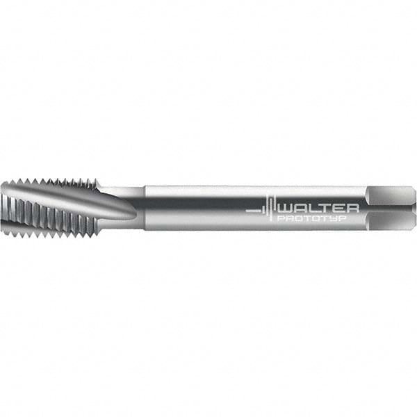 Spiral Flute Tap: M12x1.25 Metric, 3 Flutes, Modified Bottoming, 6HX Class of Fit, Cobalt, Hardlube Coated