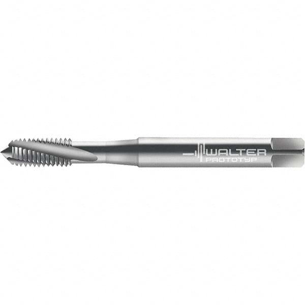 Spiral Flute Tap: M10x1.50 Metric, 3 Flutes, Modified Bottoming, 6HX Class of Fit, Cobalt, Hardlube Coated