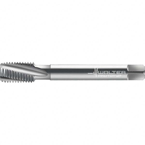 Spiral Flute Tap: M12x1.75 Metric, 3 Flutes, Modified Bottoming, 6HX Class of Fit, Cobalt, Hardlube Coated
