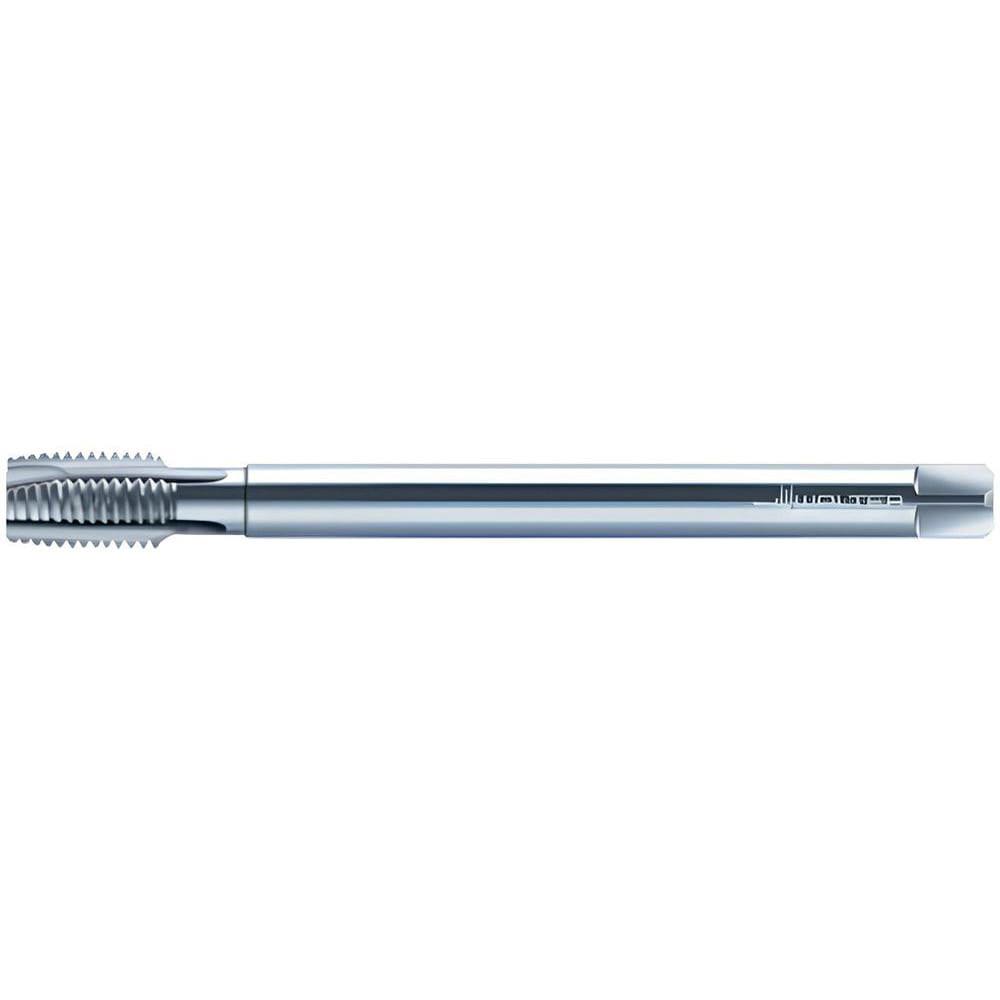 Spiral Point Tap: M4x0.7 Metric, 3 Flutes, Plug Chamfer, 6H Class of Fit, High-Speed Steel-E, Bright/Uncoated