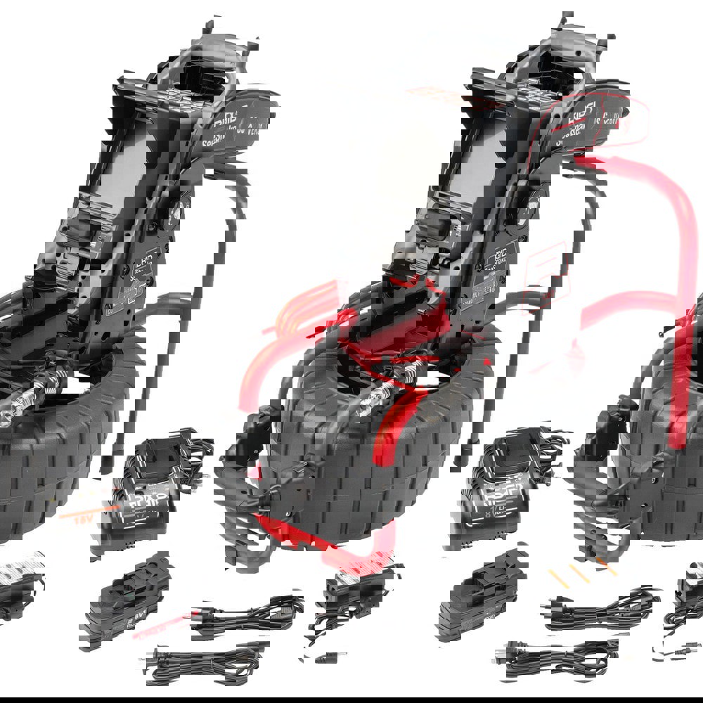 Inspection Camera Kits; Kit Type: Video Inspection System ; Camera Type: Self-Leveling Head with TruSense ; Mount Type: Freestanding ; Audio Capability: Yes ; Magnification: 2x ; Display Type: Color LCD