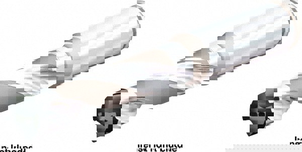 Replaceable-Tip Drill: Straight Shank, 3/8