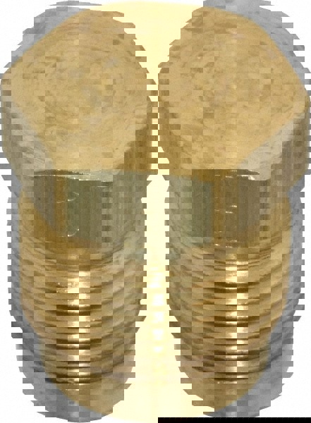 Brass Flared Tube Plug: 5/8
