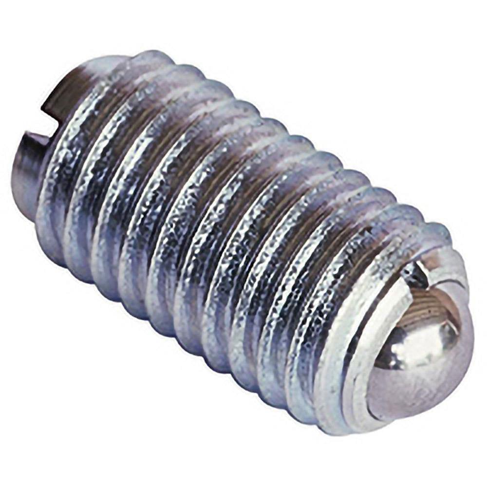 Threaded Ball Plunger: M6 x 1, 0.1378