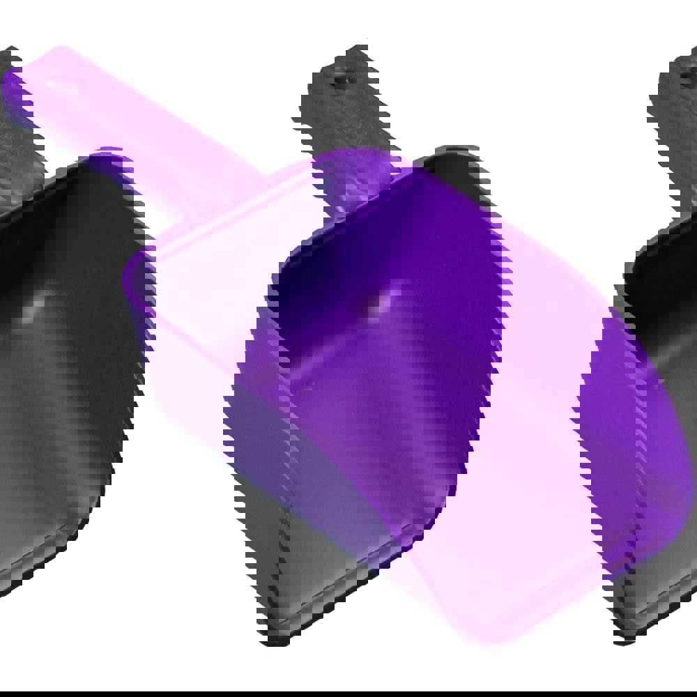 32 oz Purple Polypropylene Flat Bottom Scoop