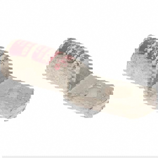 D Shaped Ring Terminal: Non-Insulated, 2 to 1 AWG, Crimp Connection