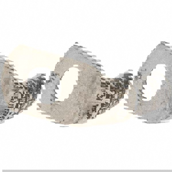 Right Angle Ring Terminal: Non-Insulated, 4 AWG, Crimp Connection