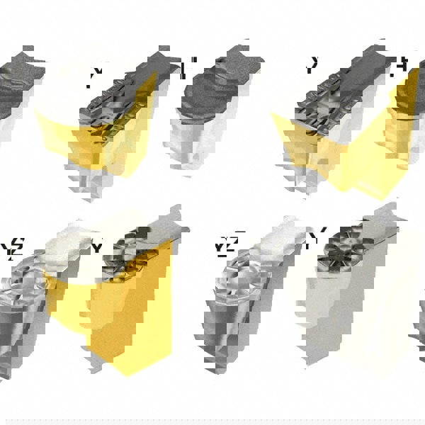Grooving Insert: TAGB808Y IC8250, Solid Carbide