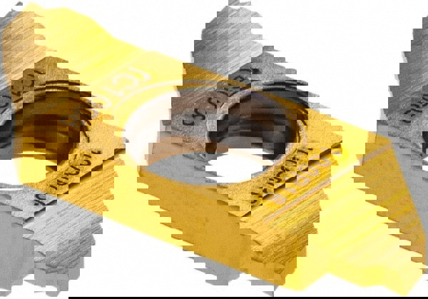 Cutoff Insert: SCIR22100R1600 IC1008, Carbide, 1 mm Cutting Width