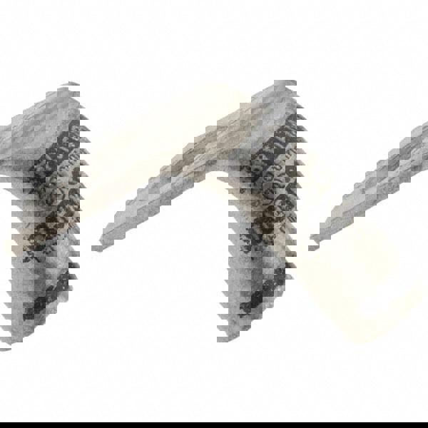 Right Angle Ring Terminal: Non-Insulated, 6 AWG, Crimp Connection