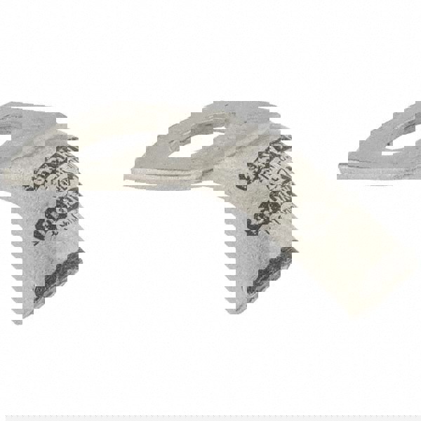 45 &deg; Angle Ring Terminal: Non-Insulated, 6 AWG, Crimp Connection