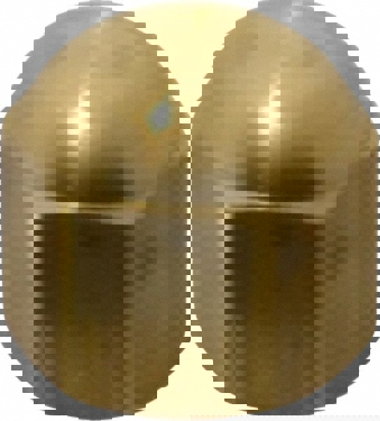 Brass Flared Tube Cap: 1/4