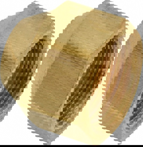 Brass Flared Tube Cap: 3/8