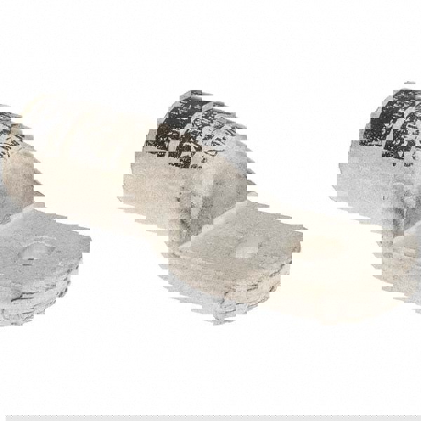 D Shaped Ring Terminal: Non-Insulated, 1/0 AWG, Crimp Connection