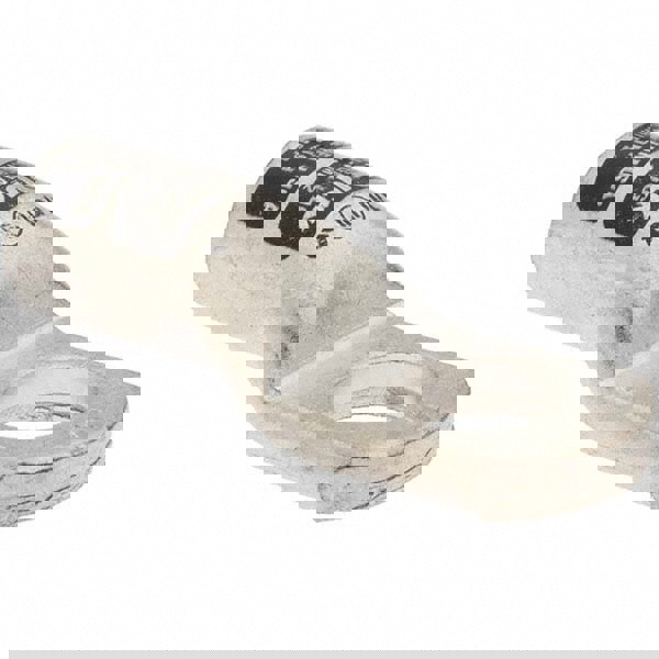 D Shaped Ring Terminal: Non-Insulated, 1/0 AWG, Crimp Connection