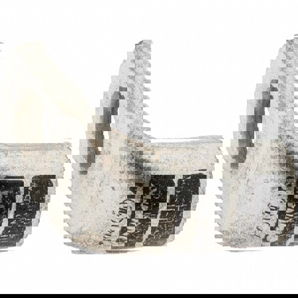 Right Angle Ring Terminal: Non-Insulated, 1/0 AWG, Crimp Connection