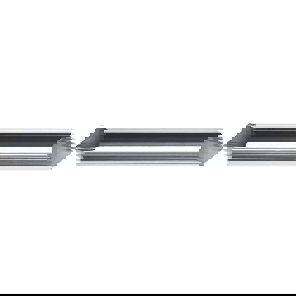 Chamfer Mills; Included Angle: 90.00 ; Chamfer Mill Material: Solid Carbide ; Cutter Head Diameter (Fractional Inch): 1 ; Cutter Head Diameter (Decimal Inch): 1.0000 ; End Type: Double ; Shank Diameter (Decimal Inch): 1.0000