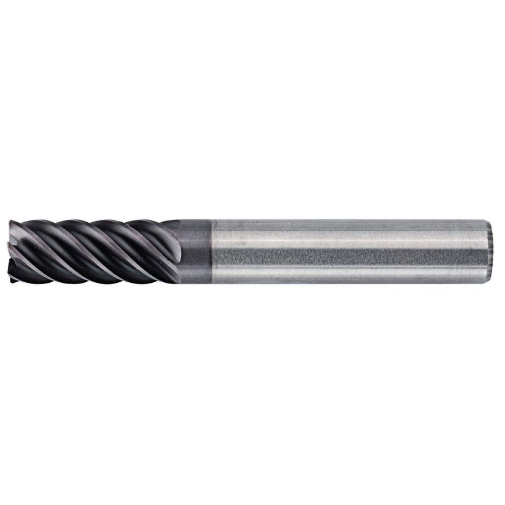 Square End Mill: 1'' Dia, 1.5'' LOC, 1'' Shank Dia, 4'' OAL, 3 Flutes, Solid Carbide