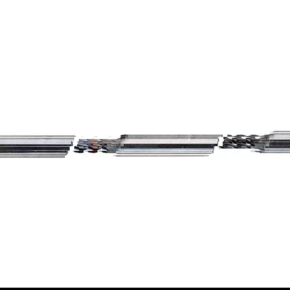 Square End Mill: 1 mm Dia, 2 mm LOC, 3 Flutes, Solid Carbide