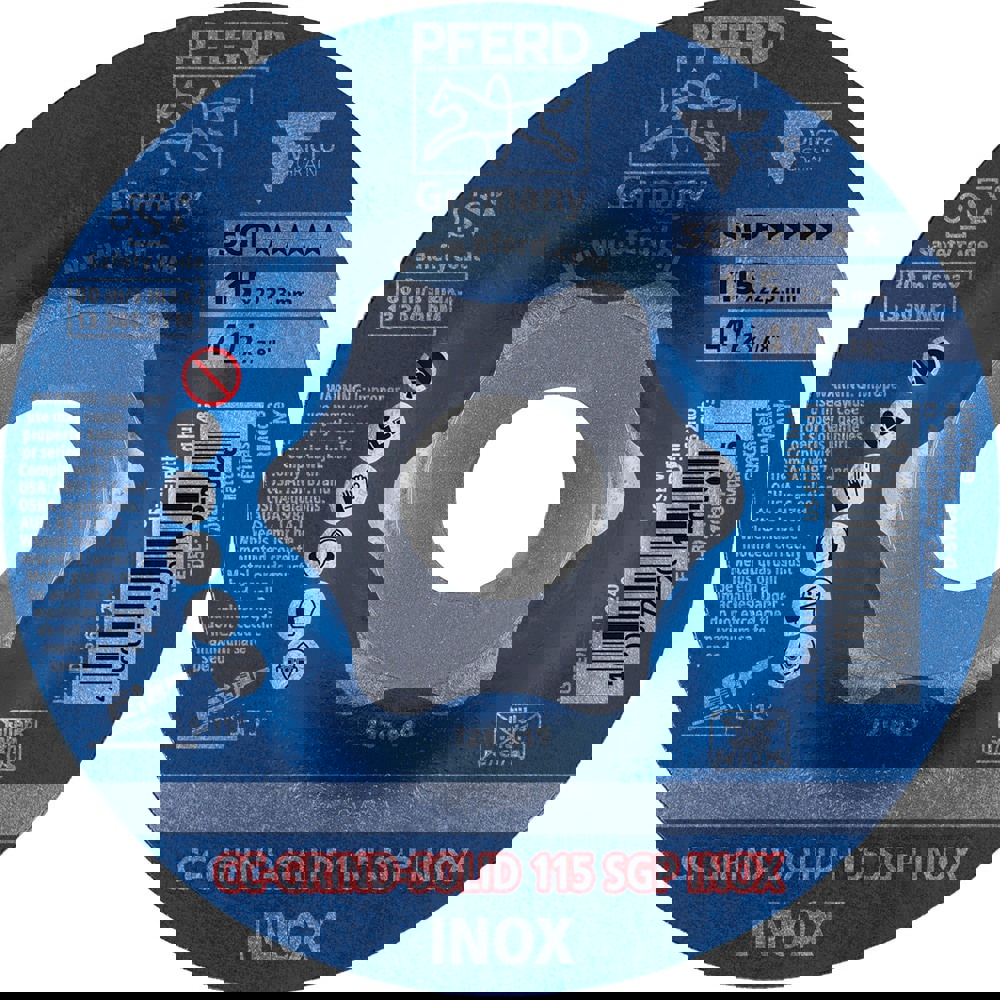 Depressed Grinding Wheel: Type 29, 4-1/2