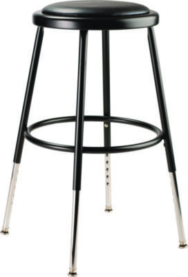 Adjustable Height Stool: Vinyl, 14