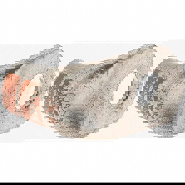 Right Angle Ring Terminal: Non-Insulated, 2/0 AWG, Crimp Connection