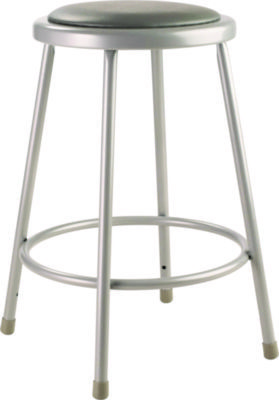 24 Inch High, Stationary Fixed Height Stool