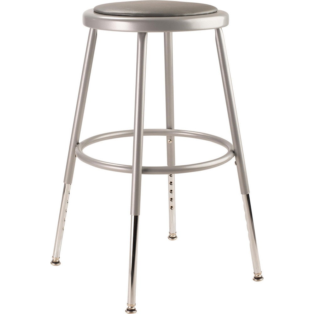 Adjustable Height Stool: Vinyl, 17