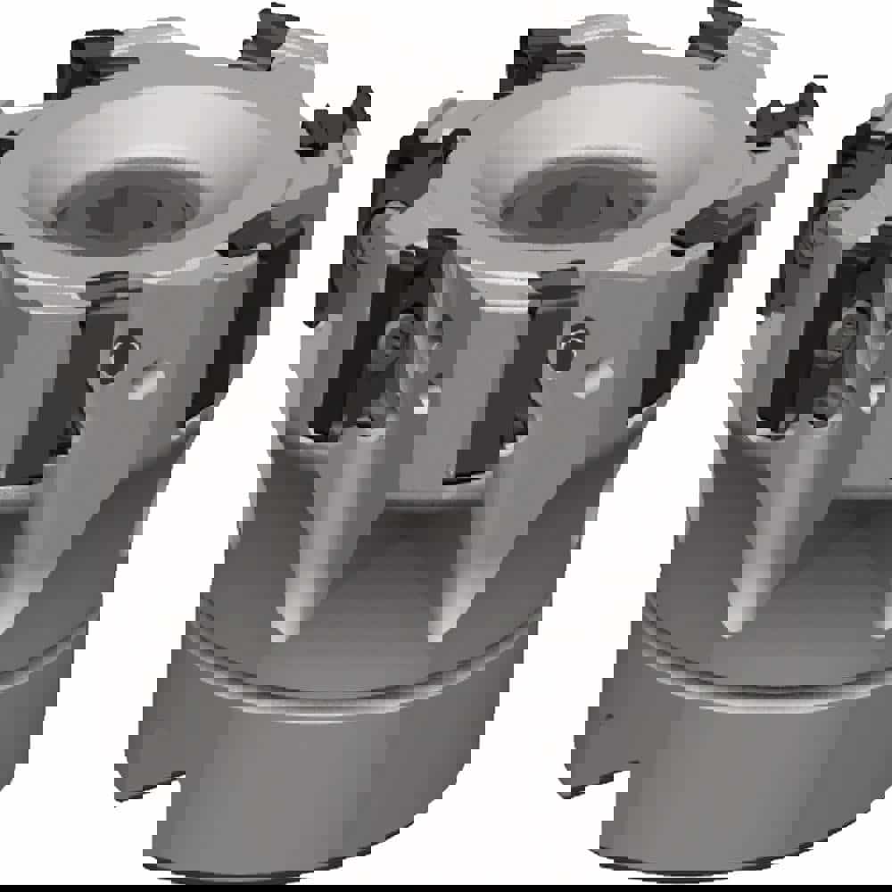 Indexable Square-Shoulder Face Mills; Minimum Cutting Diameter (Decimal Inch): 4.0000 ; Maximum Cutting Diameter (Decimal Inch): 4.0000 ; Maximum Depth of Cut (Decimal Inch): 0.3940 ; Arbor Hole Diameter (Decimal Inch): 1.5000