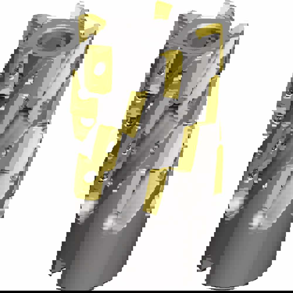 Indexable Square-Shoulder Face Mills; Minimum Cutting Diameter (Decimal Inch): 1.5000 ; Maximum Cutting Diameter (Decimal Inch): 1.5000 ; Maximum Depth of Cut (Decimal Inch): 1.6500 ; Arbor Hole Diameter (Decimal Inch): 0.7500