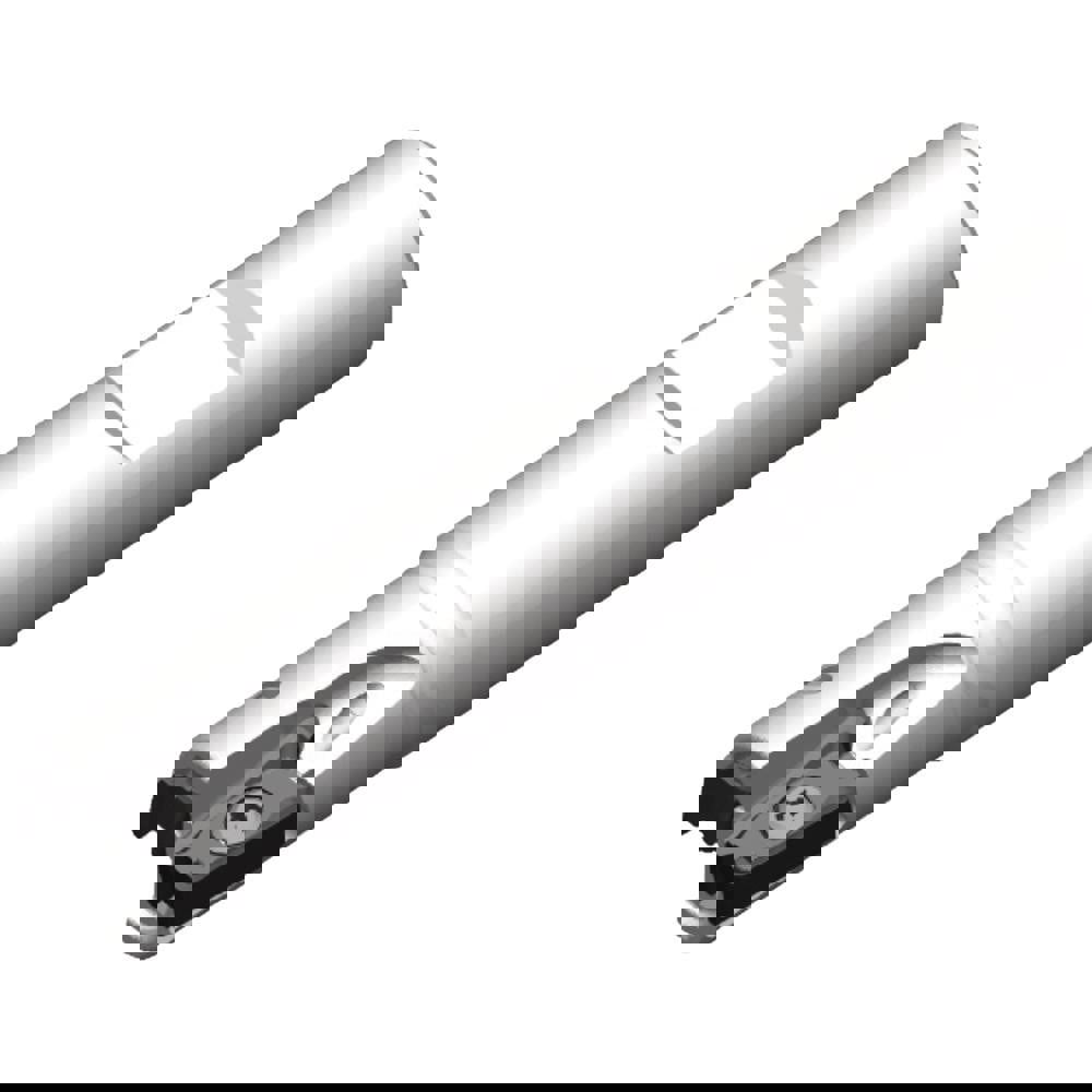 Indexable Square-Shoulder End Mills; Maximum Depth of Cut (mm): 32.00 ; Cutter Style: VSM ; Shank Type: Weldon Flat ; Shank Diameter (mm): 25.0000 ; Insert Holding Method: Screw ; Maximum Ramping Angle: 00