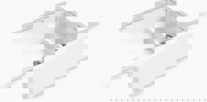 35-11/16 in. Undermount Cast Iron Double Bowl Kitchen Sink in White