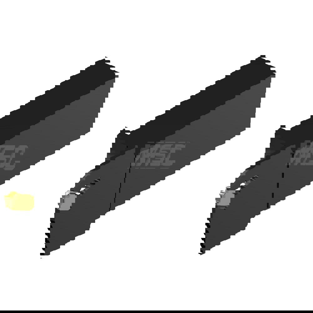 Indexable Grooving-Cutoff Toolholder: QD-RFG1300-12S, 3 to 4 mm Groove Width, 33.02 mm Max Depth of Cut, Right Hand