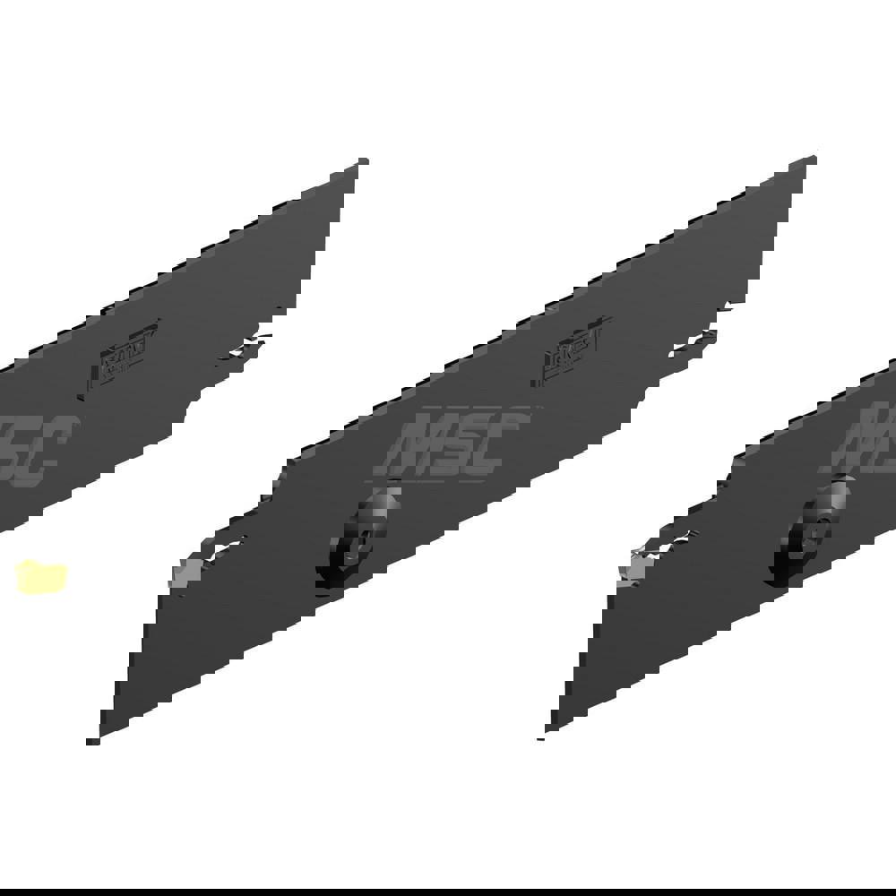 Indexable Cut-Off Blades; End Type: Double; Cutting Direction: Right Hand; Hand: Right Hand; Blade Height (mm): 31.90; Blade Height (Decimal Inch): 1.2560; Blade Width (Decimal Inch): 0.0984; Blade Width (mm): 2.50; Blade Overall Length (Decimal Inch): 5.