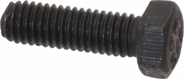 Hex Head Cap Screw: M5x0.8, 16.00 mm Length Under Head, Grade 8.8 Steel, Bright/Uncoated Finish