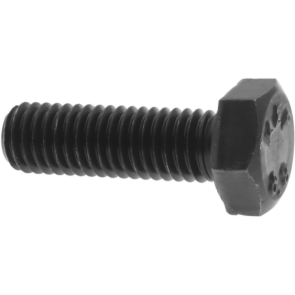Hex Head Cap Screw: M8x1.25, 25.00 mm Length Under Head, Grade 8.8 Steel, Bright/Uncoated Finish