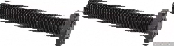 Hex Head Cap Screw: M8 x 1.25 x 75 mm, Grade 8.8 Steel, Uncoated