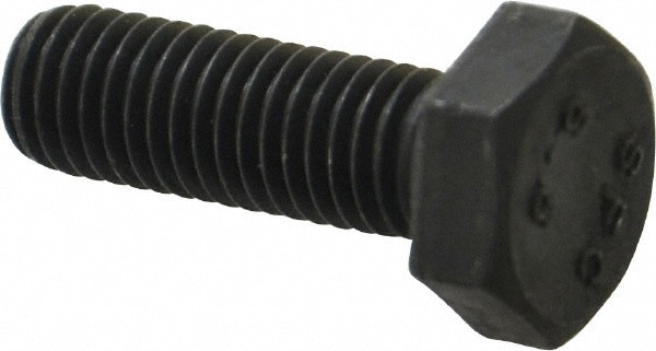 Hex Head Cap Screw: M10 x 1.50 x 30 mm, Grade 8.8 Steel, Uncoated