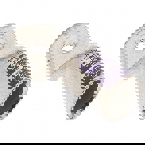 D Shaped Ring Terminal: Non-Insulated, 3/0 AWG, Crimp Connection