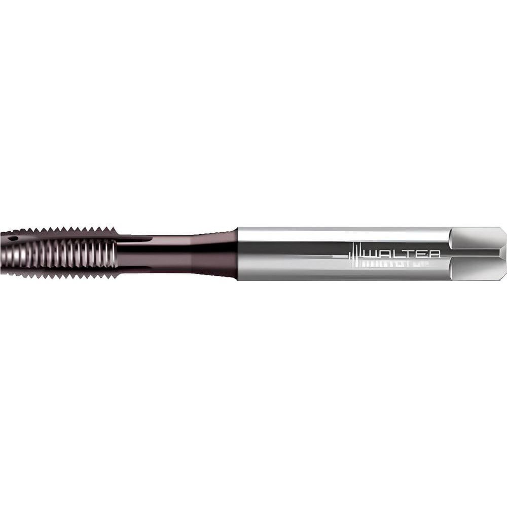 Spiral Point Tap: M8x1.25 Metric, 3 Flutes, Plug Chamfer, 6H Class of Fit, High-Speed Steel-E-PM, THL Coated