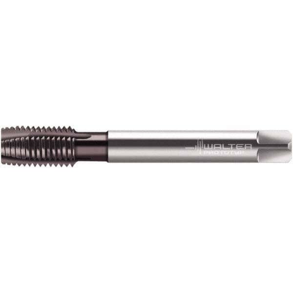 Spiral Point Tap: M16 x 2, Metric, 4 Flutes, Plug, 6HX, Powdered Metal, Hardlube Finish