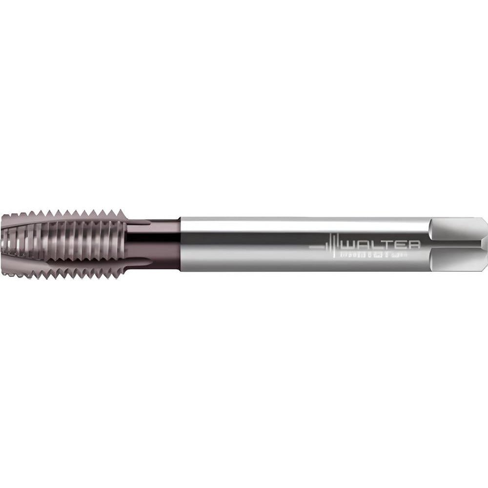 Spiral Point Tap: M16x2 Metric, 4 Flutes, Plug Chamfer, 6H Class of Fit, High-Speed Steel-E-PM, THL Coated
