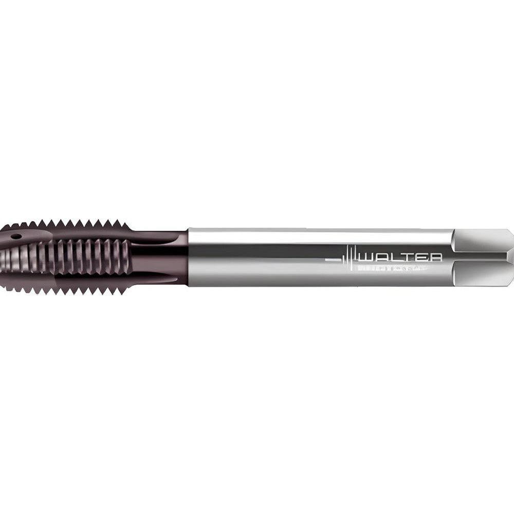 Spiral Point Tap: MF12x1.5 Metric Fine, 4 Flutes, Plug Chamfer, 6H Class of Fit, High-Speed Steel-E-PM, THL Coated