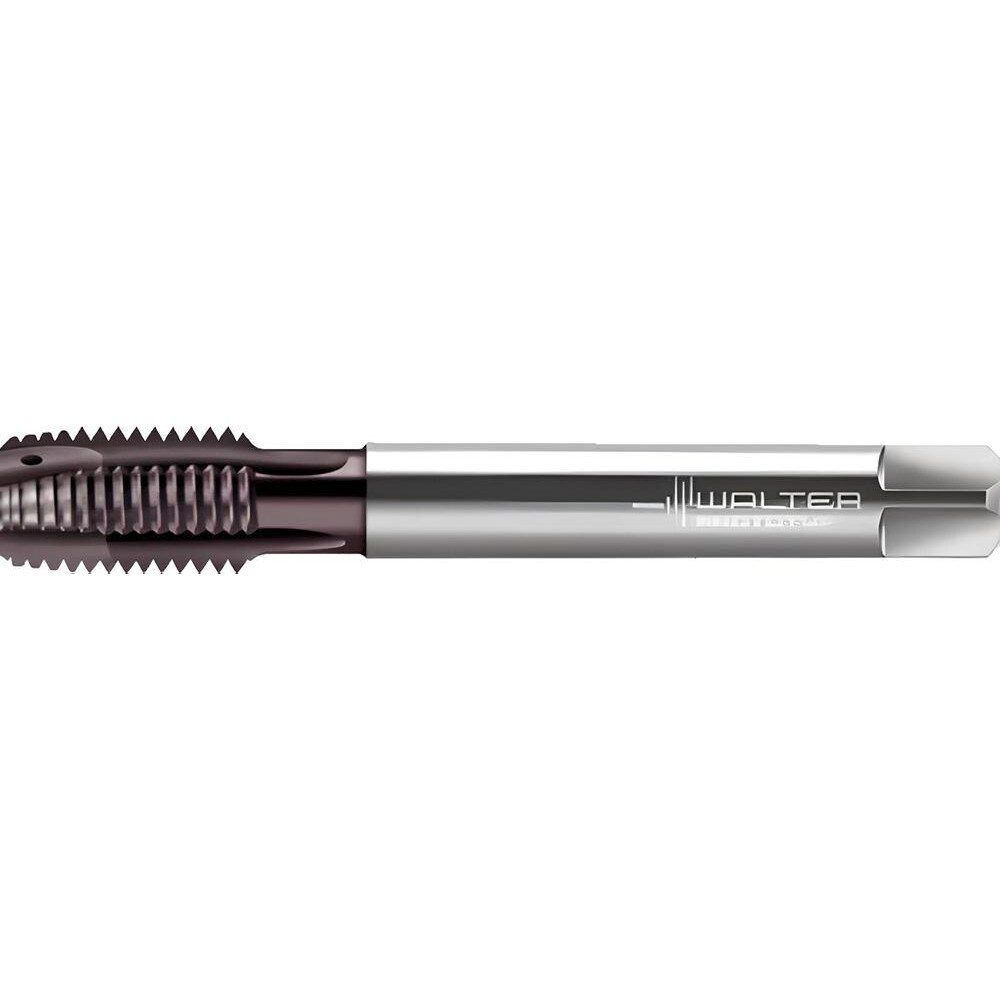 Spiral Point Tap: MF18x1.5 Metric Fine, 4 Flutes, Plug Chamfer, 6H Class of Fit, High-Speed Steel-E-PM, THL Coated
