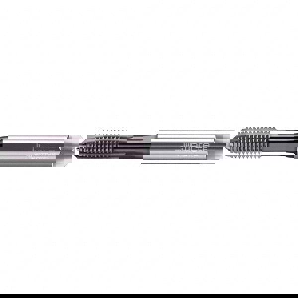 Spiral Point Tap: 3/8-16, UNC, 3 Flutes, Plug, 2B, Powdered Metal, Hardlube Finish