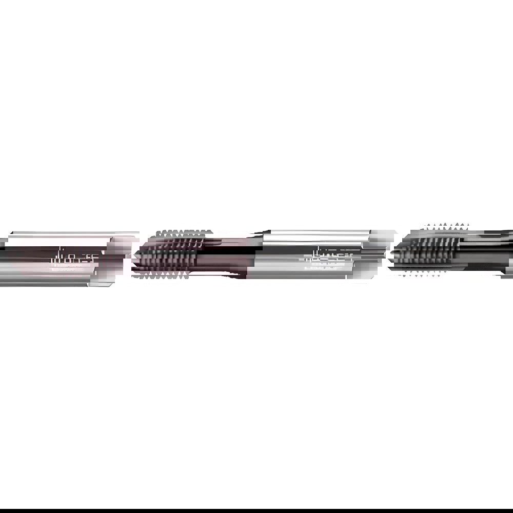 Spiral Point Tap: 1/4-28 UNF, 3 Flutes, Plug Chamfer, 2B Class of Fit, High-Speed Steel-E-PM, THL Coated