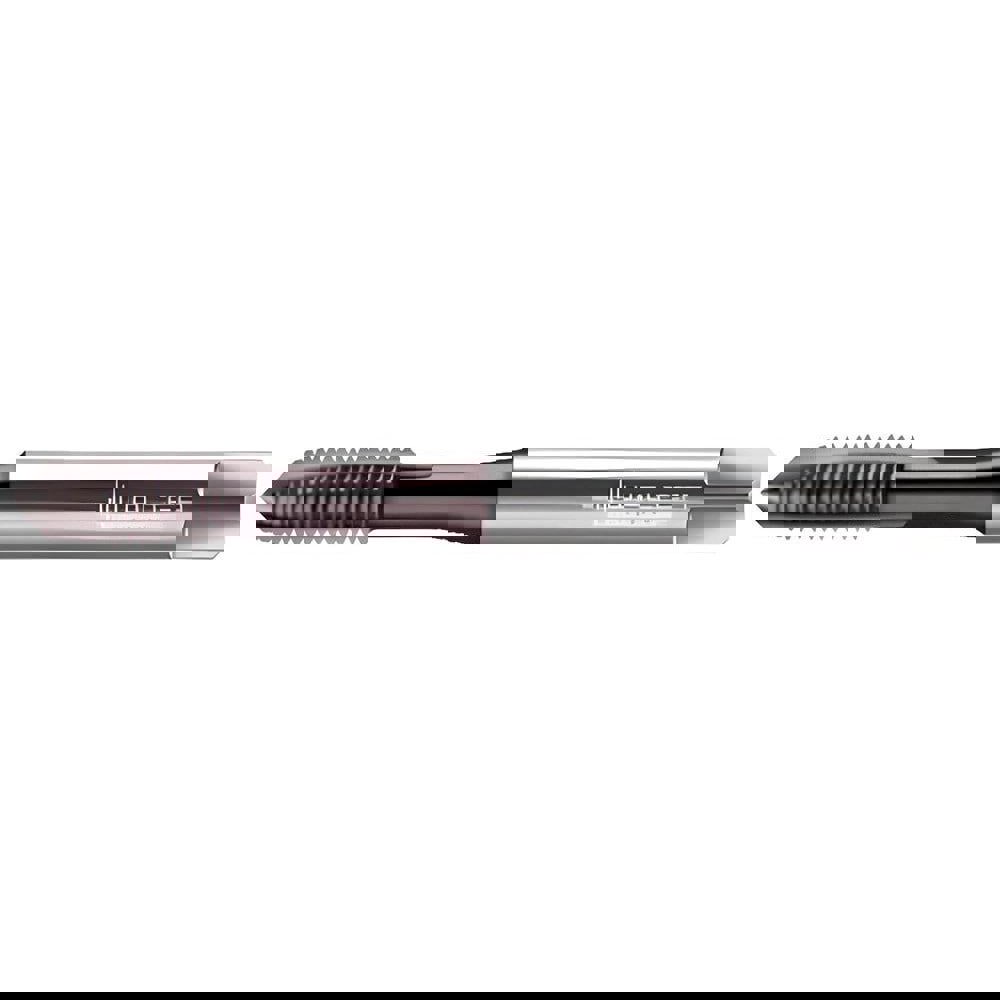 Spiral Point Tap: 3/8-24 UNF, 3 Flutes, Plug Chamfer, 2B Class of Fit, HSS, THL Coated